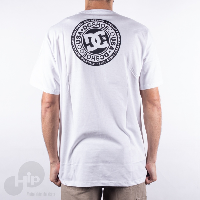 Camiseta Dc Shoes Circle Star Fb Branca