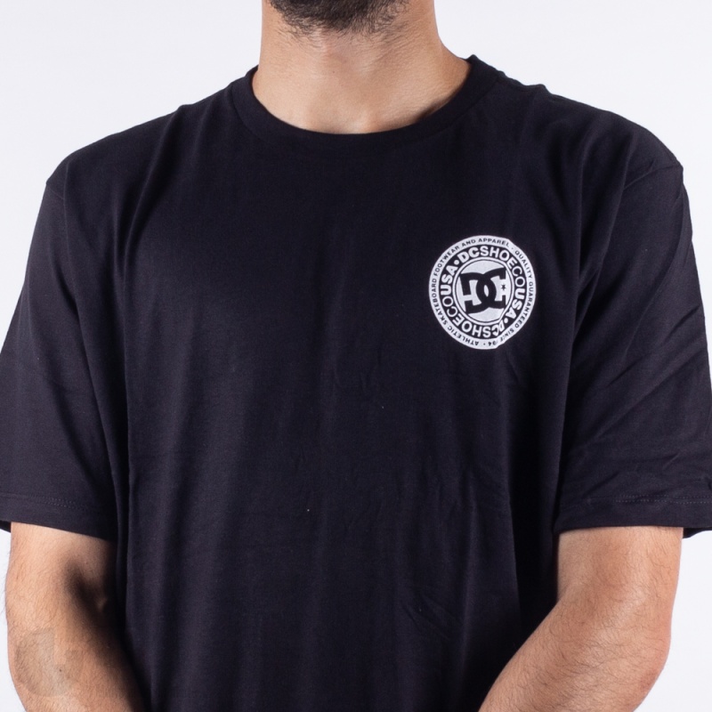 Camiseta Dc Shoes Circle Star Fb Preta