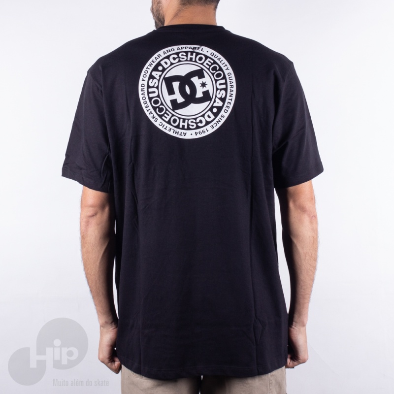 Camiseta Dc Shoes Circle Star Fb Preta