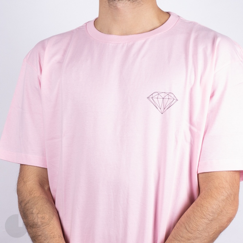 Camiseta Diamond Brilliant Large Rosa