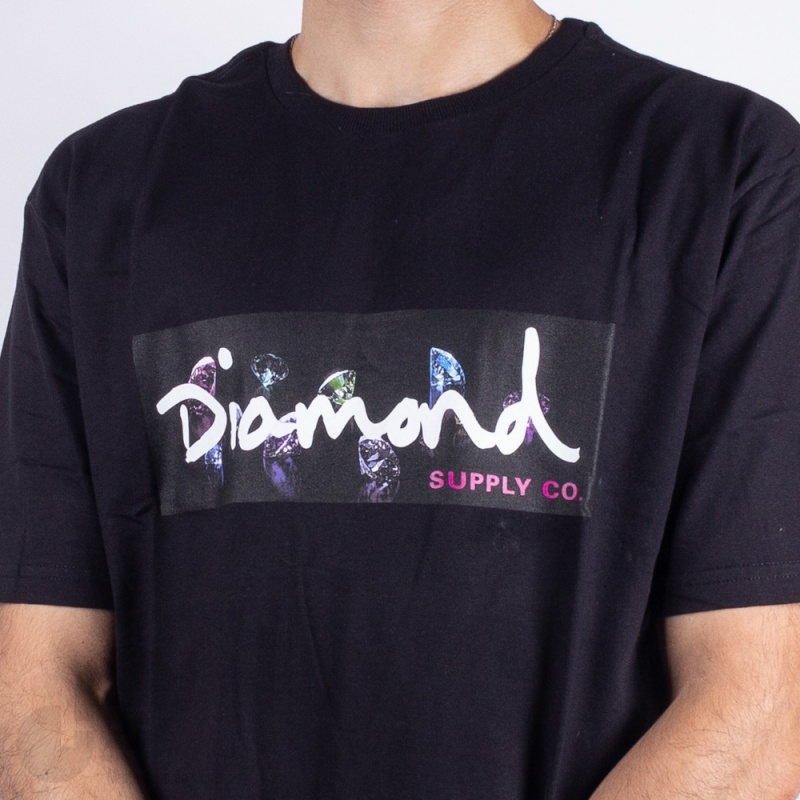 Camiseta Diamond Color Box Large Preta