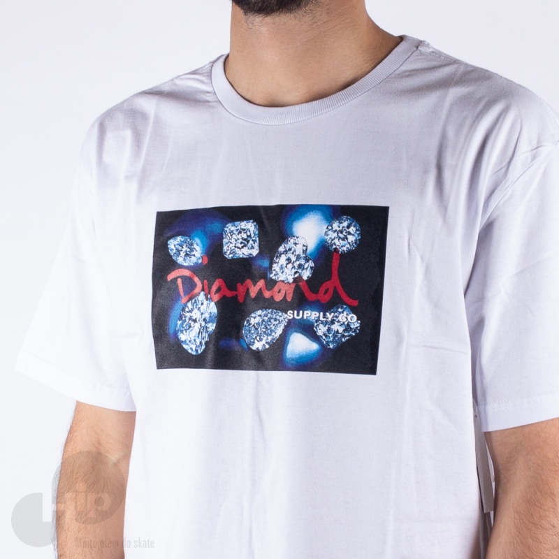 Camiseta Diamond Cuts Branca