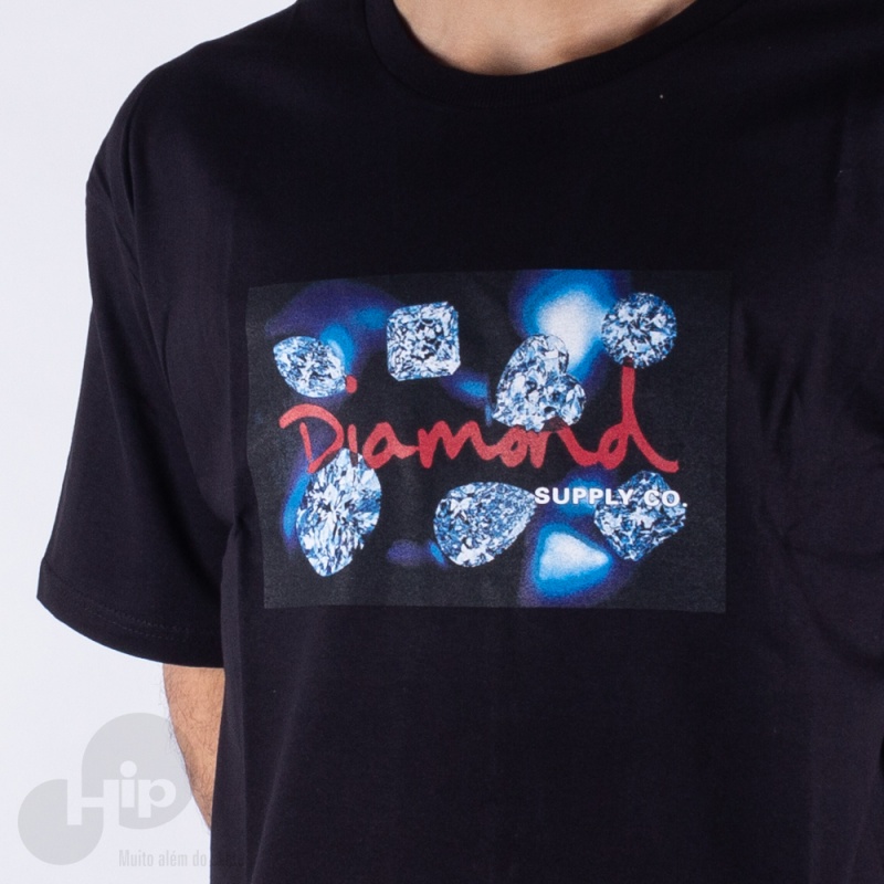 Camiseta Diamond Cuts Preta