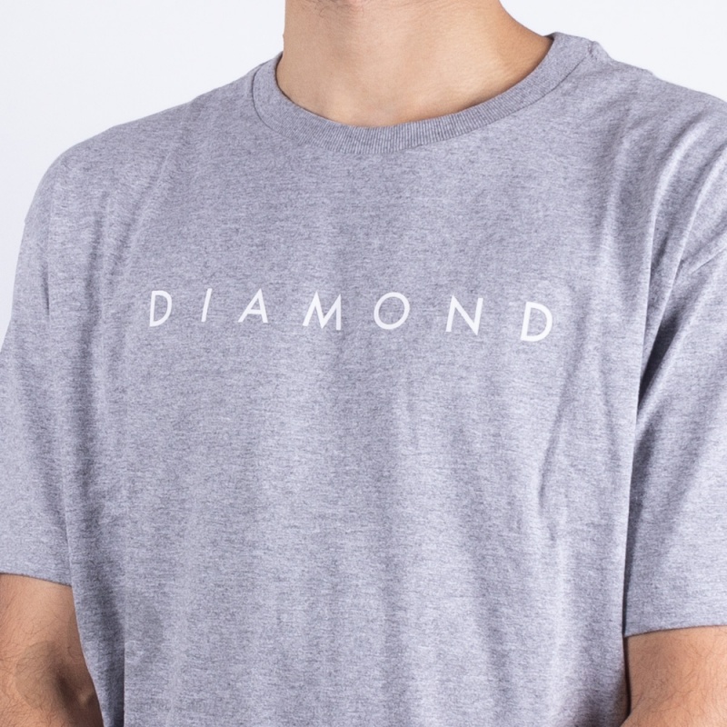 Camiseta Diamond Leeway Cinza Claro