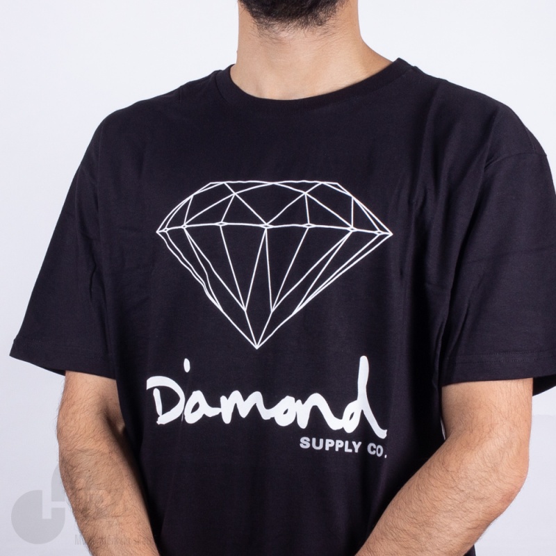 Camiseta Diamond Og Sign Preta