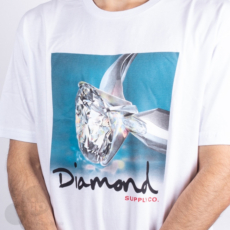 Camiseta Diamond Shimmer Branca