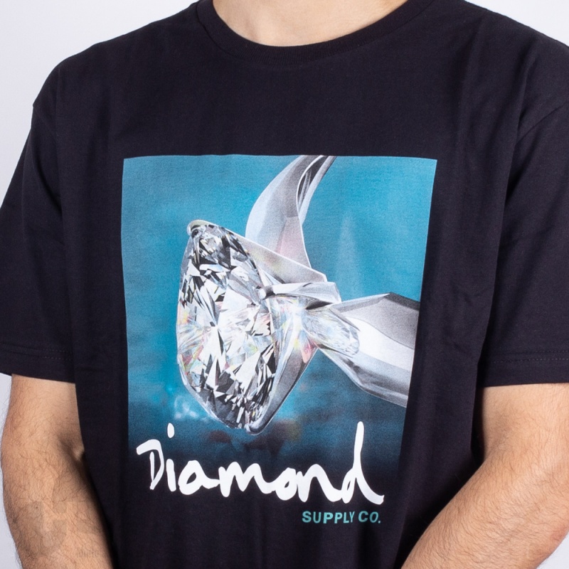 Camiseta Diamond Shimmer Preta