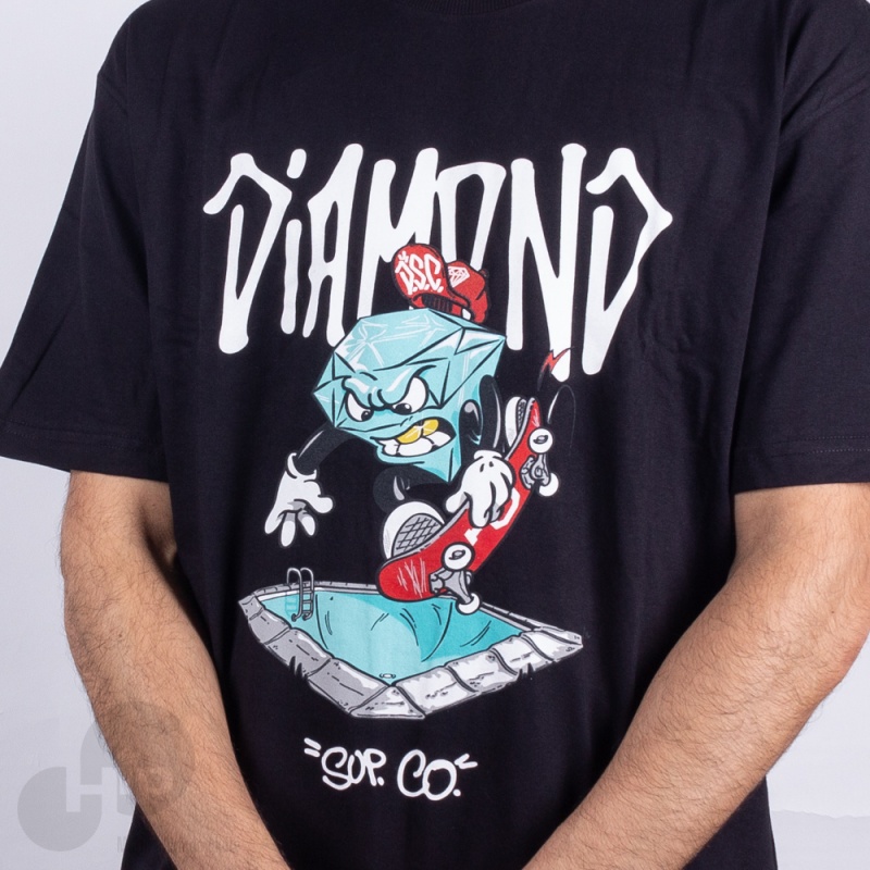 Camiseta Diamond Sup Pool Preta