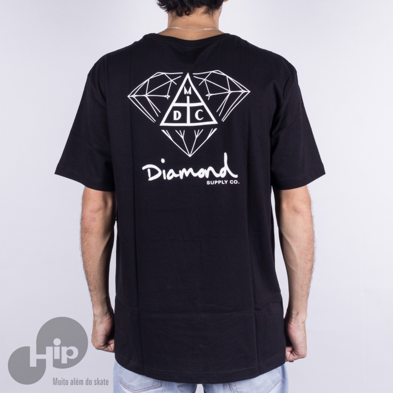 Camiseta Diamond X Damassaclan 2 Preta