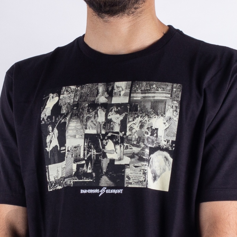 Camiseta Element Bad Brains Collage Preta