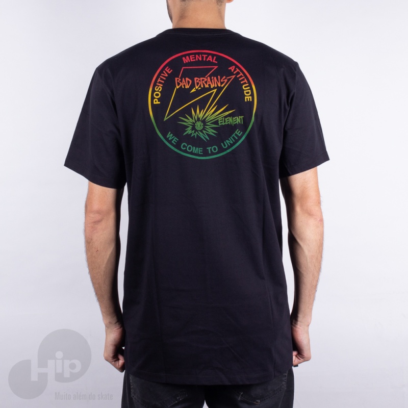 Camiseta Element Bad Brains Pma Fade Preta