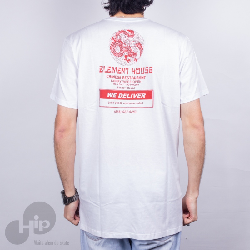 Camiseta Element Delivery Branca