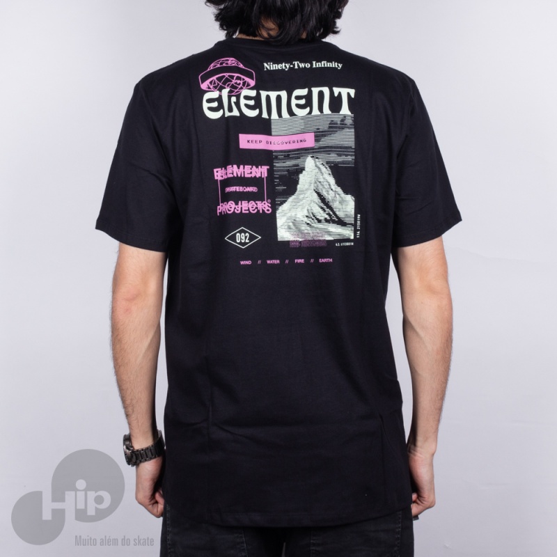 Camiseta Element Discover Preta