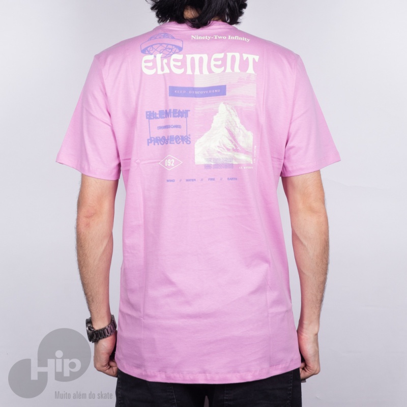 Camiseta Element Discover Rosa