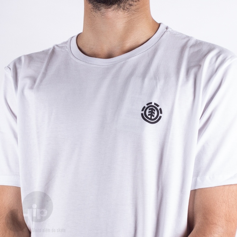 Camiseta Element Logo Basic Branca