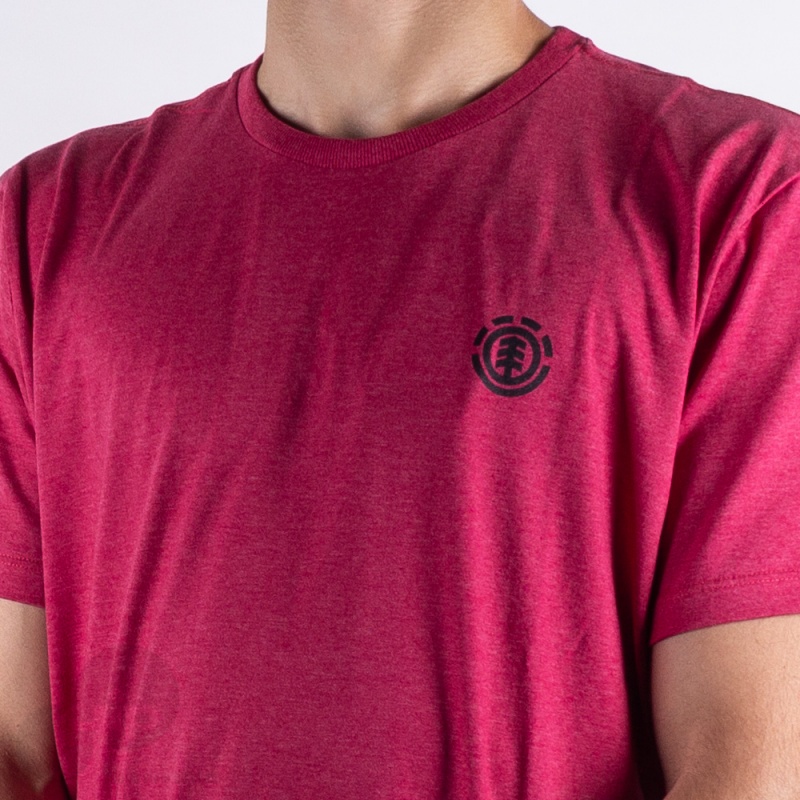 Camiseta Element Logo Basic Rosa