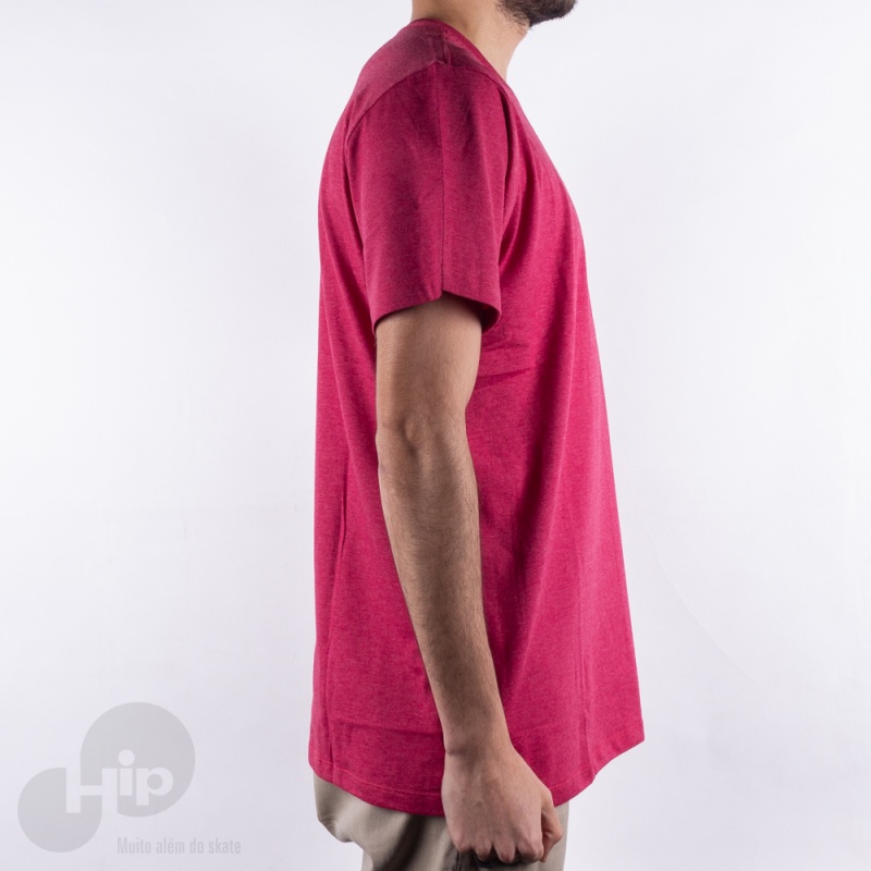 Camiseta Element Logo Basic Rosa