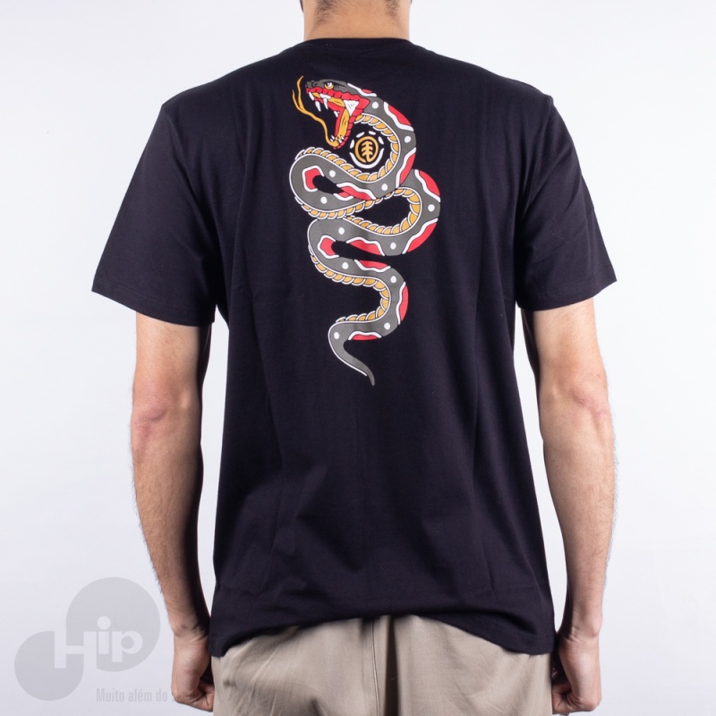 Camiseta Element Serpentine Preta