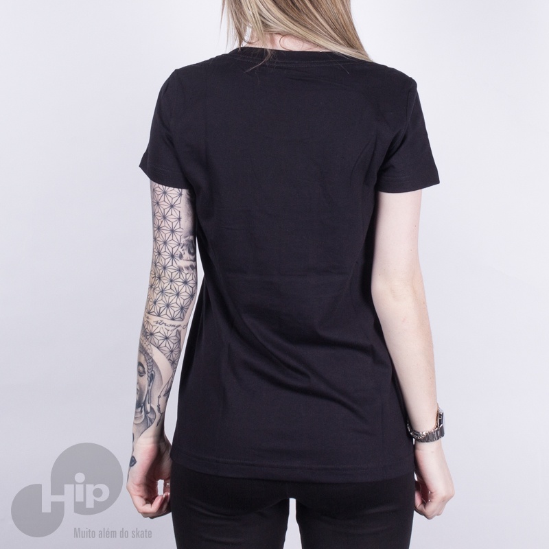 Camiseta Feminina Thrasher Skate Mag Preta