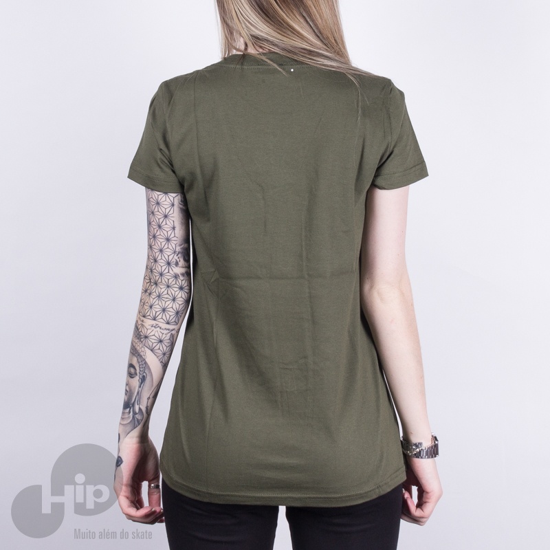 Camiseta Feminina Thrasher Skate Mag Verde