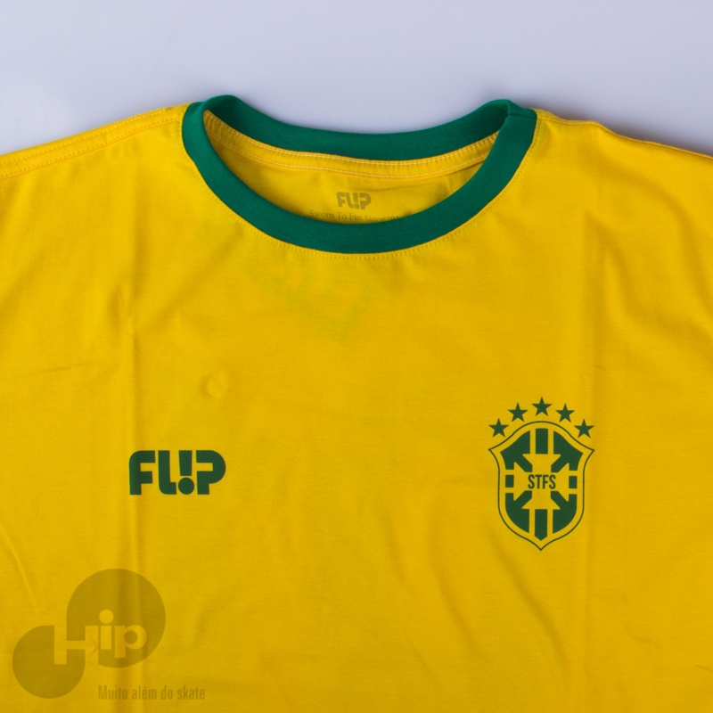 CAMISETA FLIP 5 STARS AMARELA