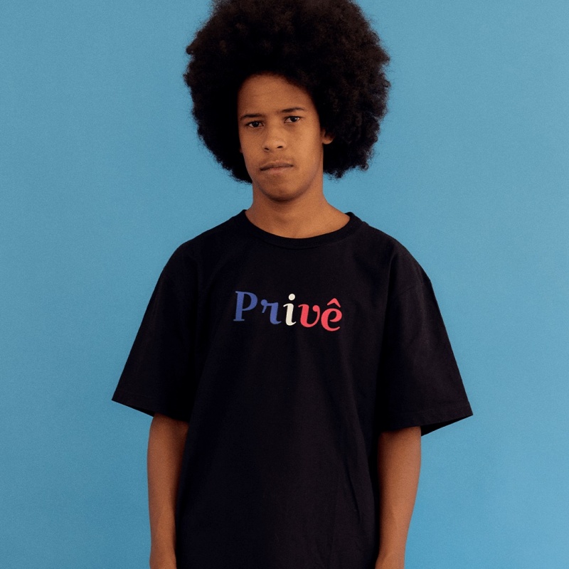 Camiseta Prive France Vibe Preto