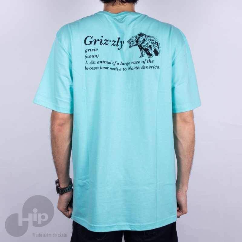 Camiseta Grizzly Definition Azul Claro