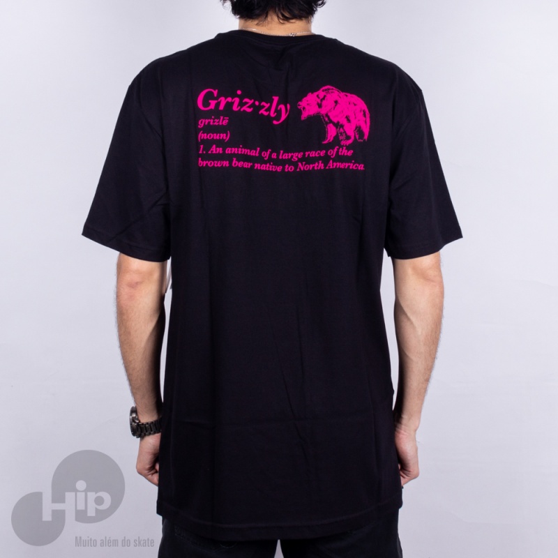 Camiseta Grizzly Definition Preta