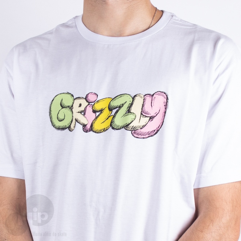 Camiseta Grizzly Fuzzy Branca