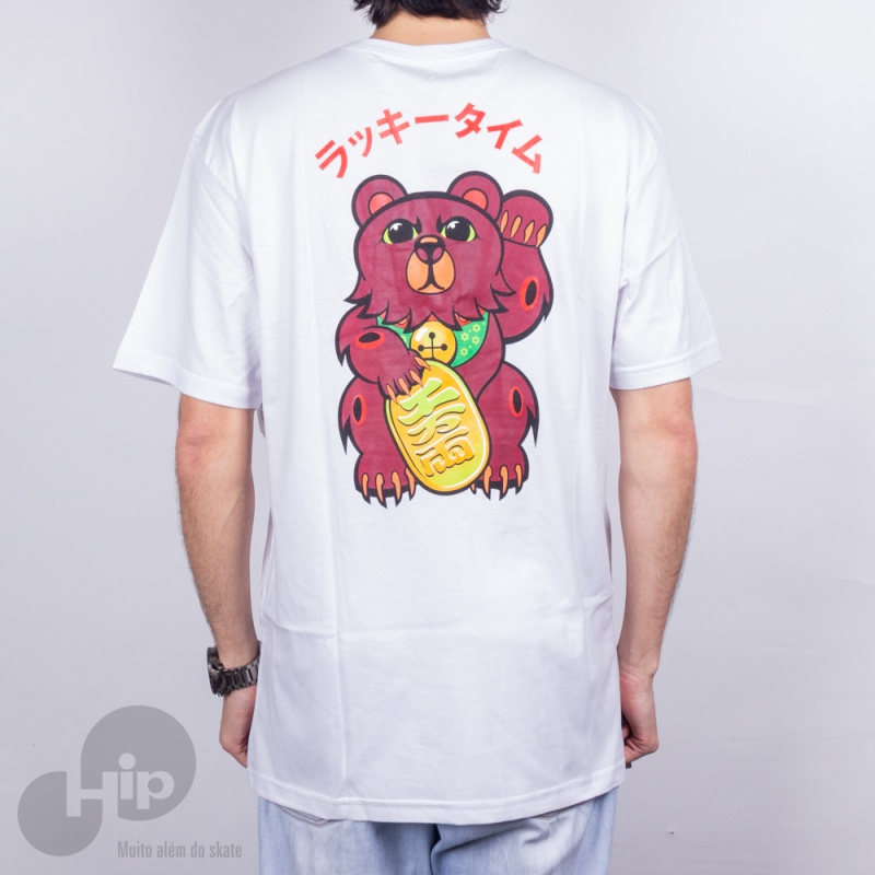 Camiseta Grizzly Lucky Bear Branca