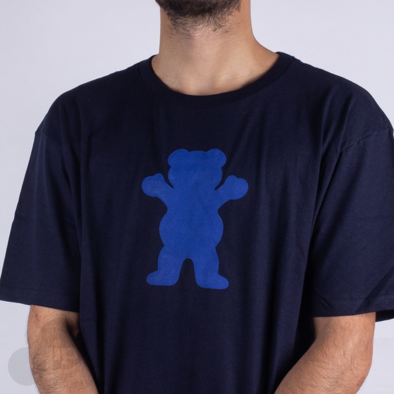 Camiseta Grizzly Og Bear Azul Escuro