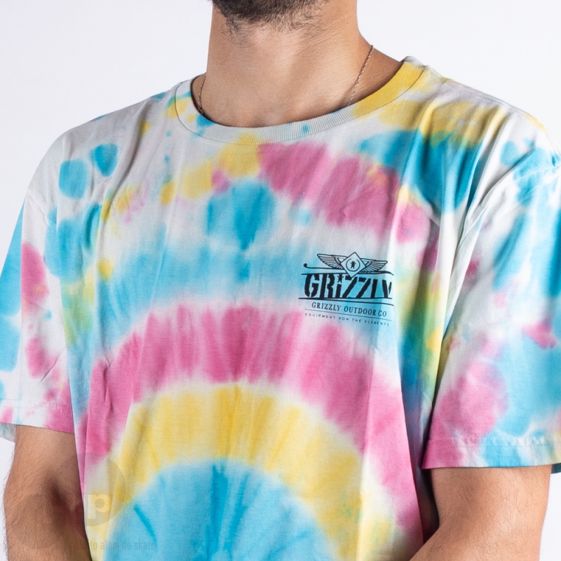 Camiseta Grizzly Outdoor Equip Tie Dye