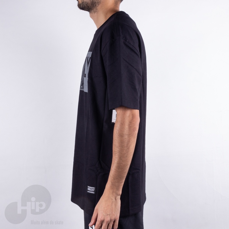 Camiseta Grizzly Paradise Preta