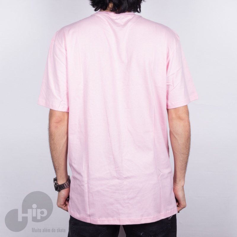 Camiseta Grizzly Tagless Azul E Rosa