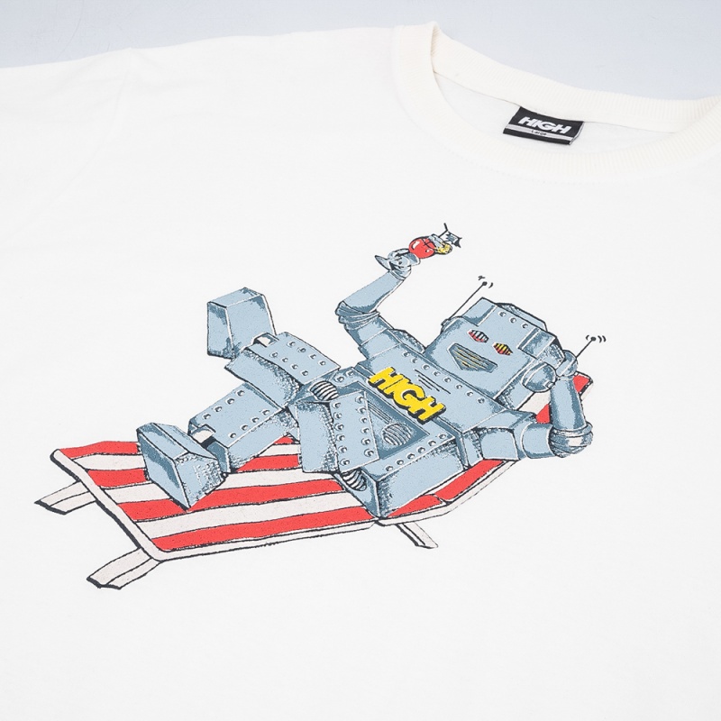 Camiseta High Robot Branco