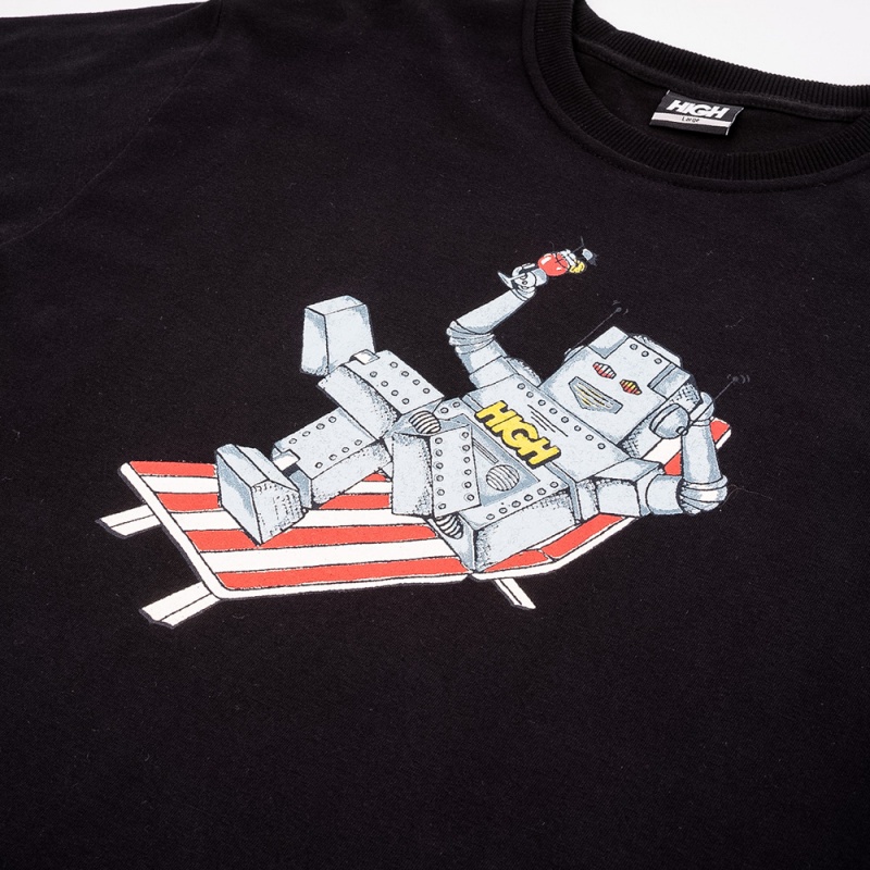 Camiseta High Robot Preto
