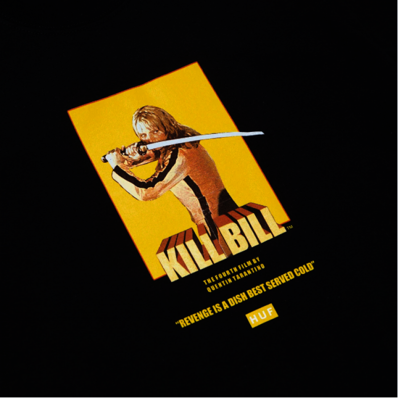 Camiseta Huf Bride Kill Bill Preto