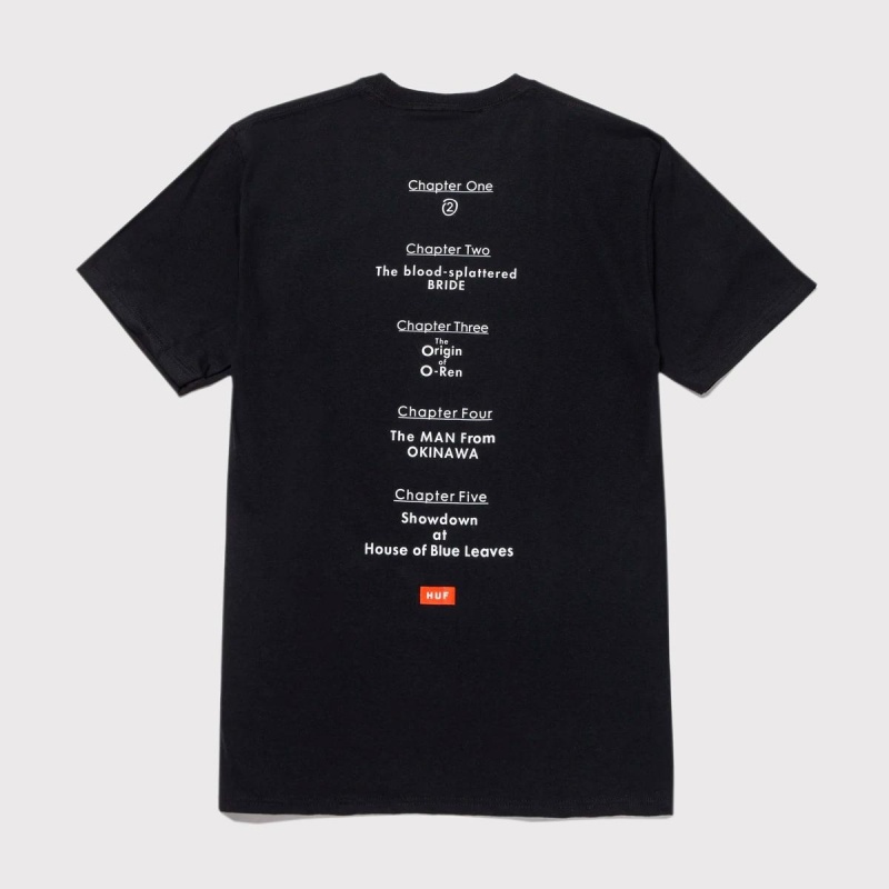 Camiseta Huf Chapters Kill Bill Preto