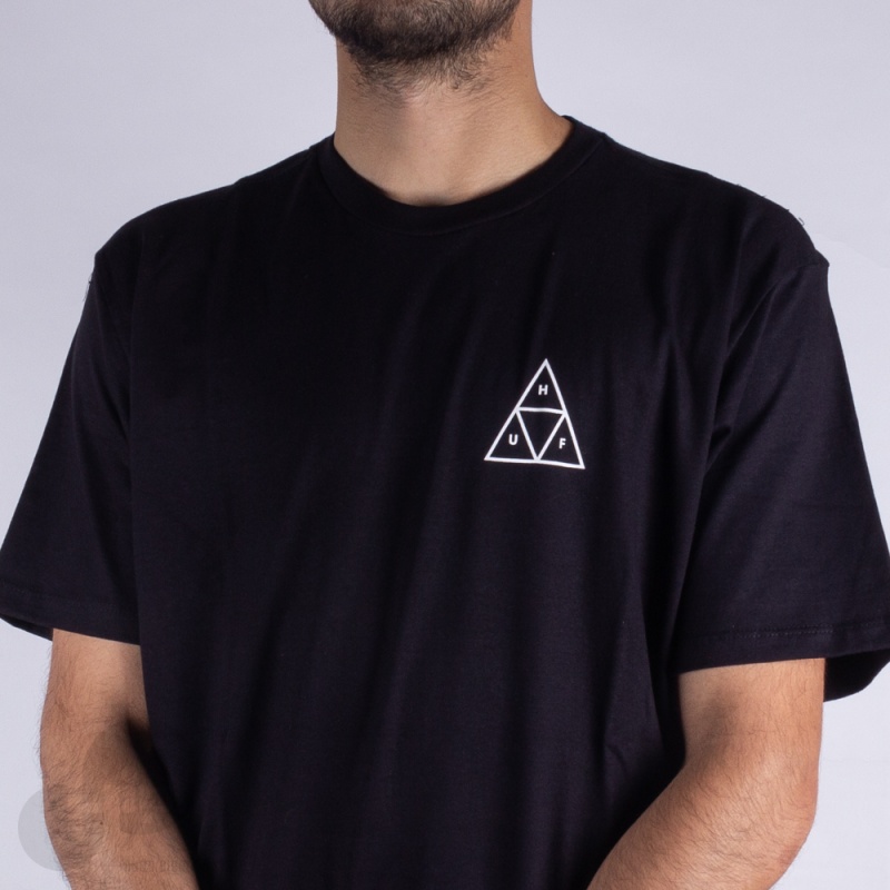 Camiseta Huf Essentials Tt Preta