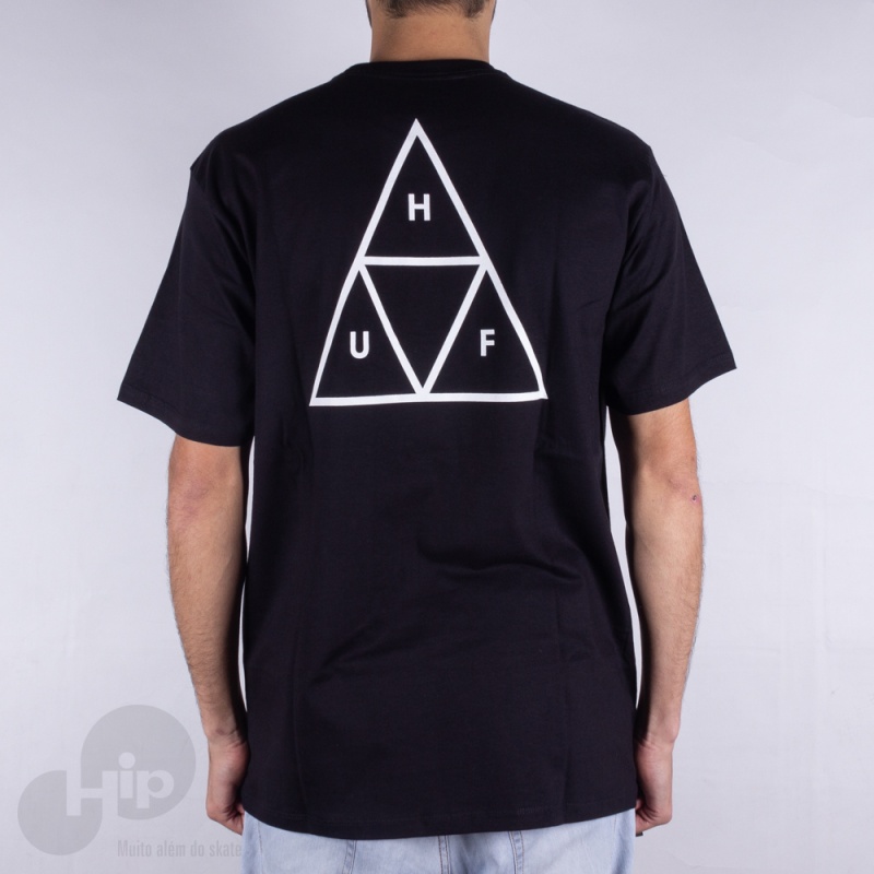 Camiseta Huf Essentials Tt Preta