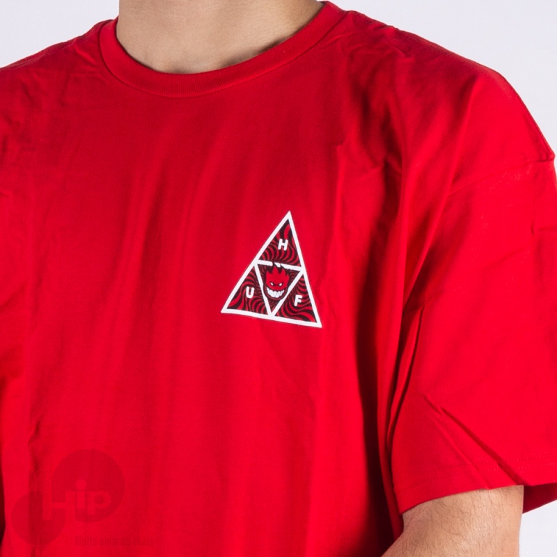 Camiseta Huf X Spitfire Vermelha
