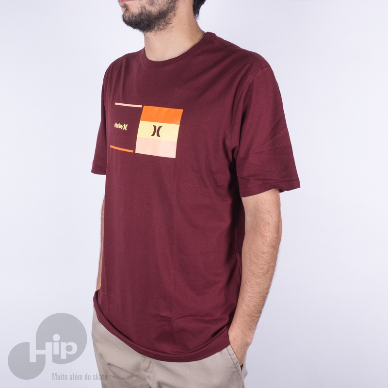 Camiseta Hurley 638028A Vinho