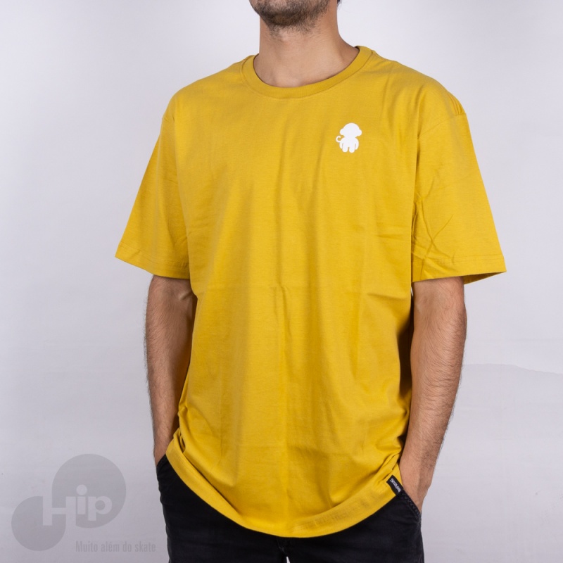 Camiseta Improve Monkey Logo Amarela