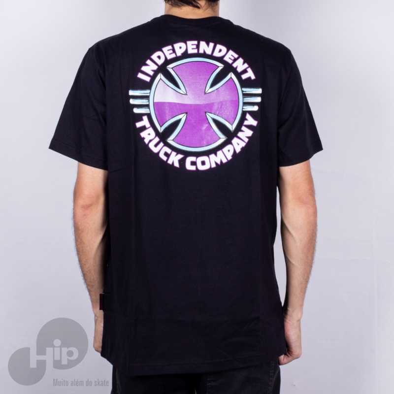 Camiseta Independent Purple Chrome Preta