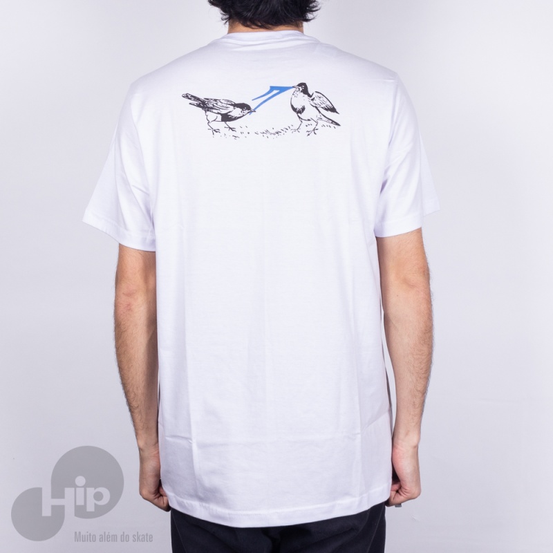 Camiseta Lakai Early Bird Branca