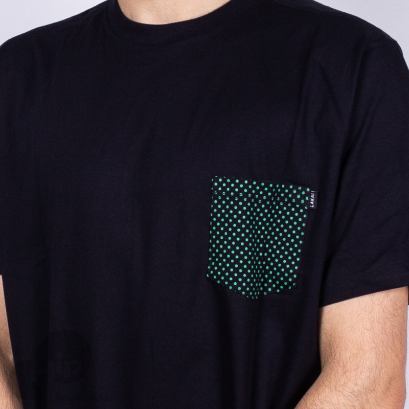 Camiseta Lakai Esp Dotted Preta