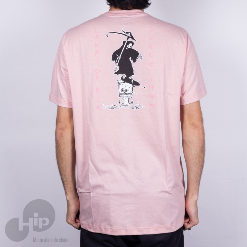 Camiseta Lakai Pushing Daisies Rosa