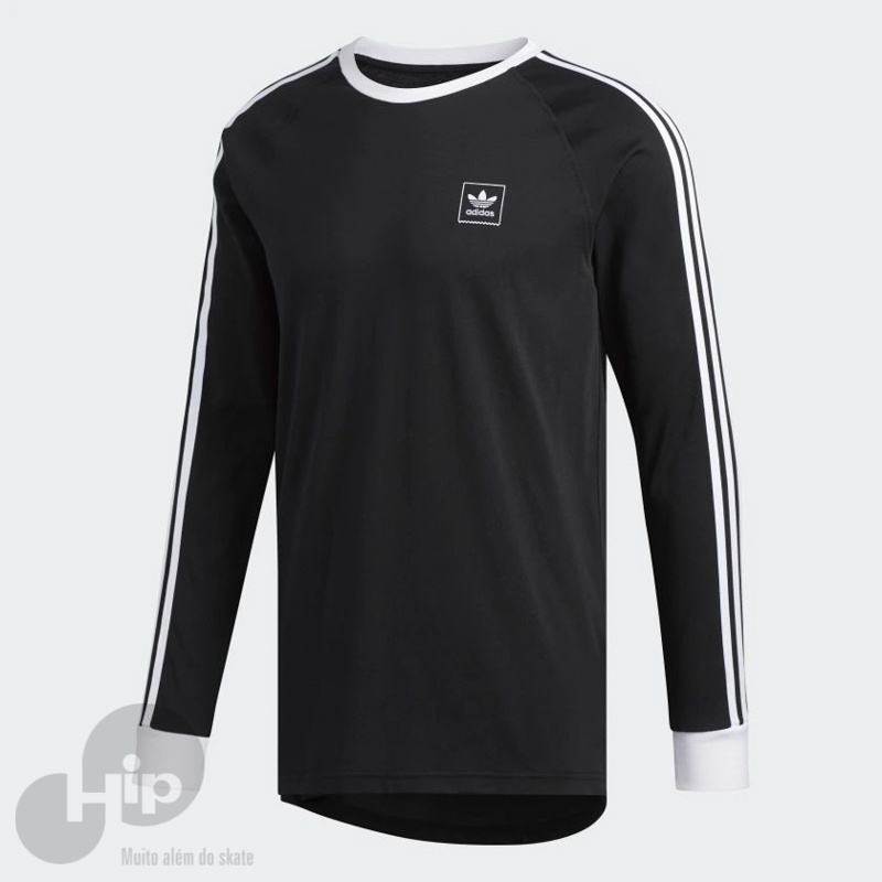 Camiseta Manga Longa Adidas Cali BB Preta