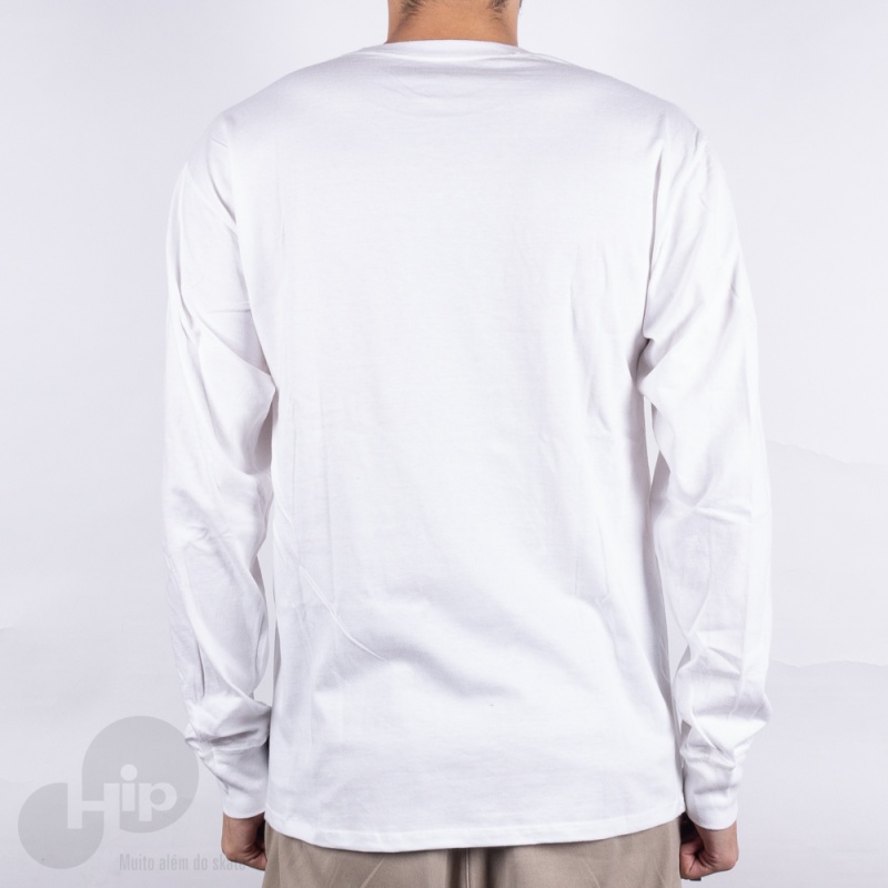 Camiseta Manga Longa Champion Classic Jersey Branca