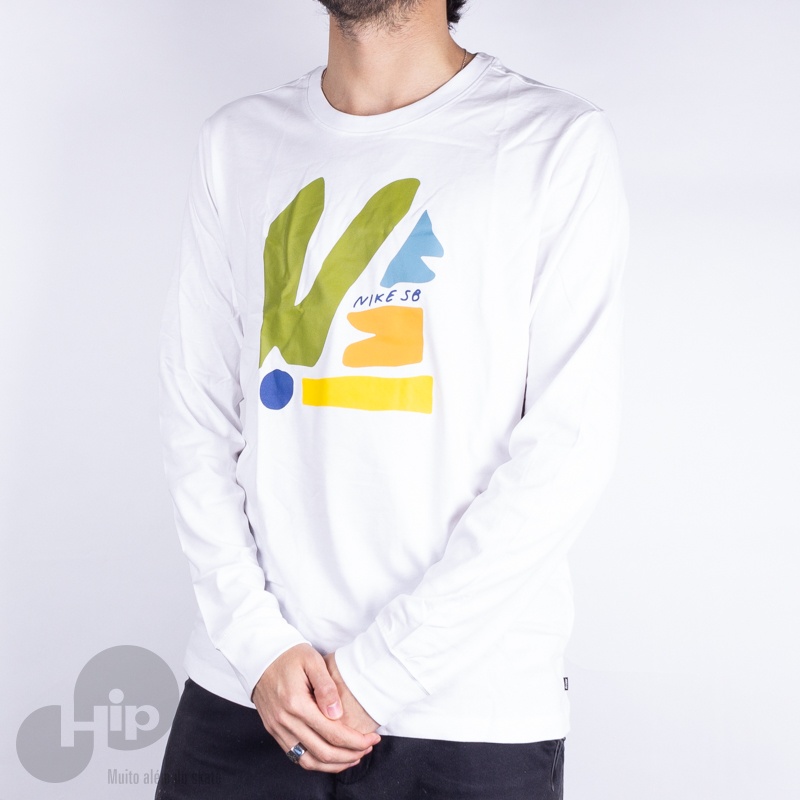 Camiseta manga sales longa nike sb